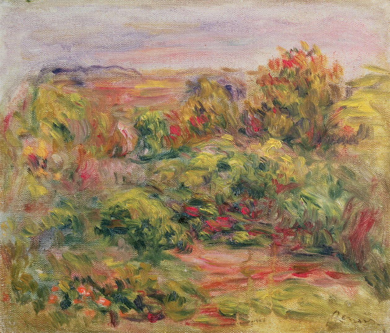 Krajina od Pierre Auguste Renoir
