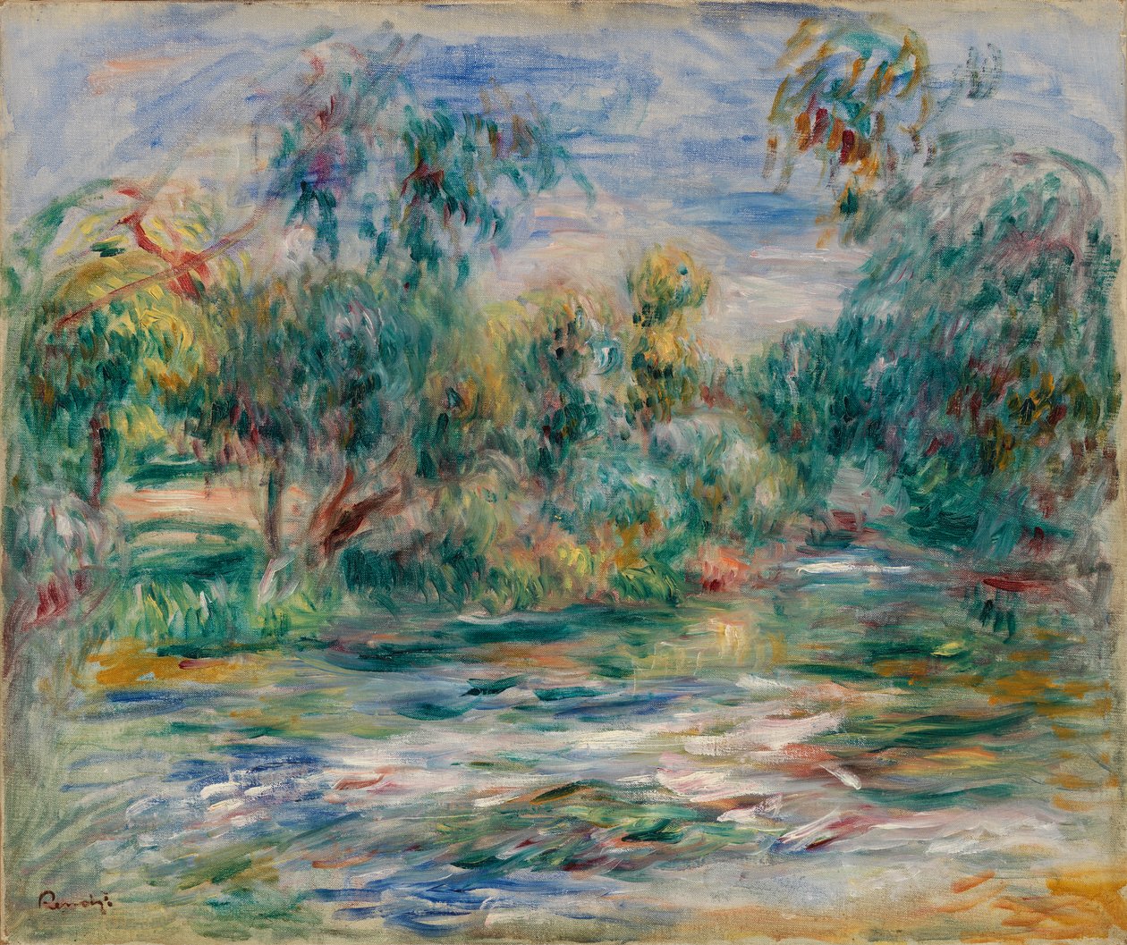 Na šířku (Paysage) od Pierre Auguste Renoir