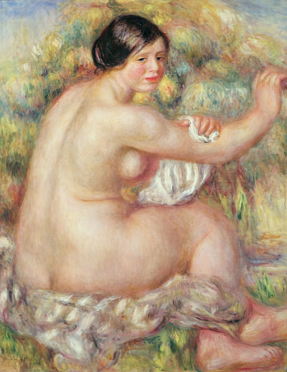 Velký sedící akt od Pierre Auguste Renoir