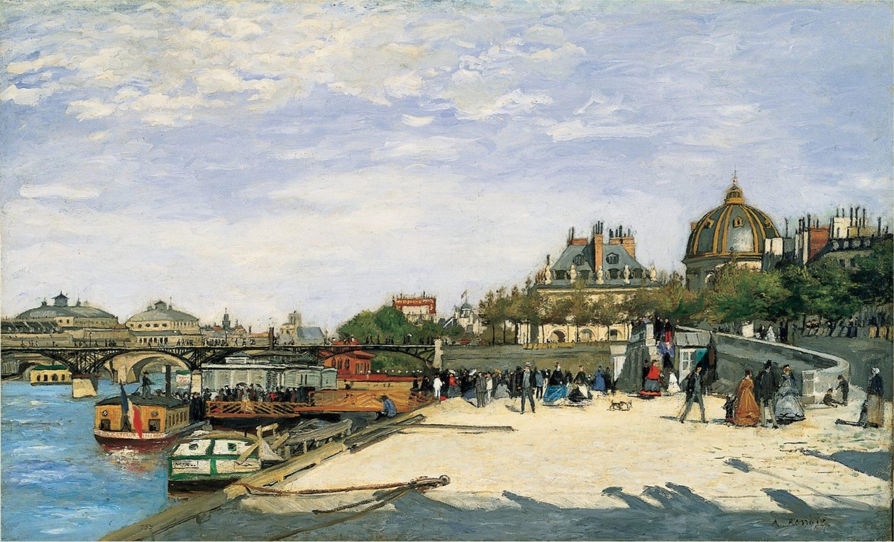 Pont des Arts Paris od Pierre Auguste Renoir