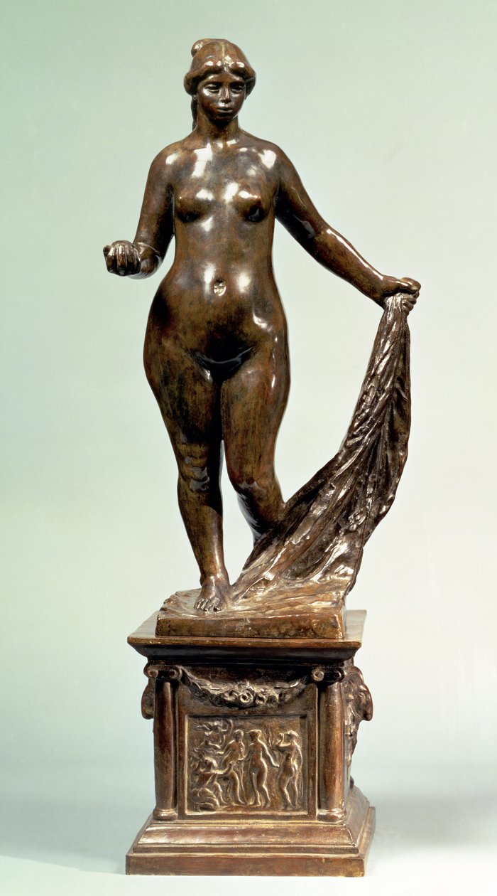 Malá Venuše (stojící) (písmeno E, vydání 8, odlitek Valsuani) (bronz) od Pierre Auguste Renoir