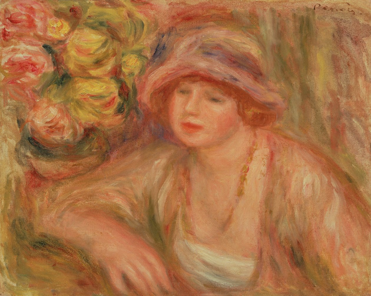 Madame Jean Renoir, 1918 od Pierre Auguste Renoir