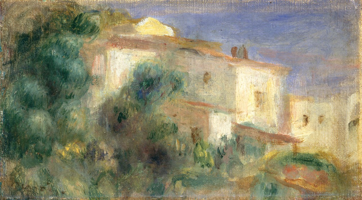 Maison de la Poste, Cagnes, 1906-7 od Pierre Auguste Renoir