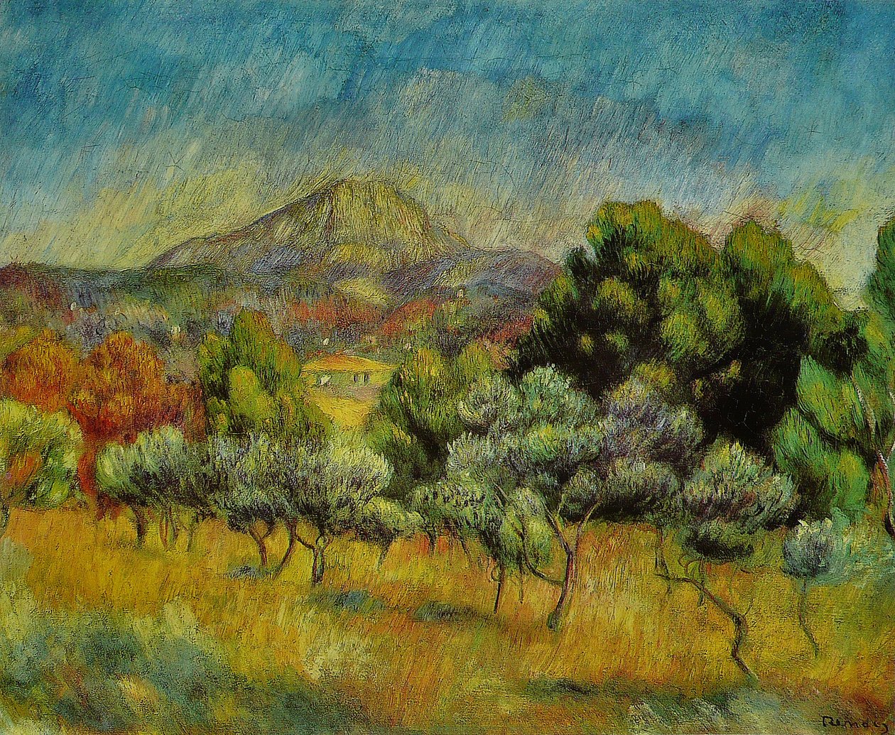 Hora Sainte-Victoire od Pierre Auguste Renoir