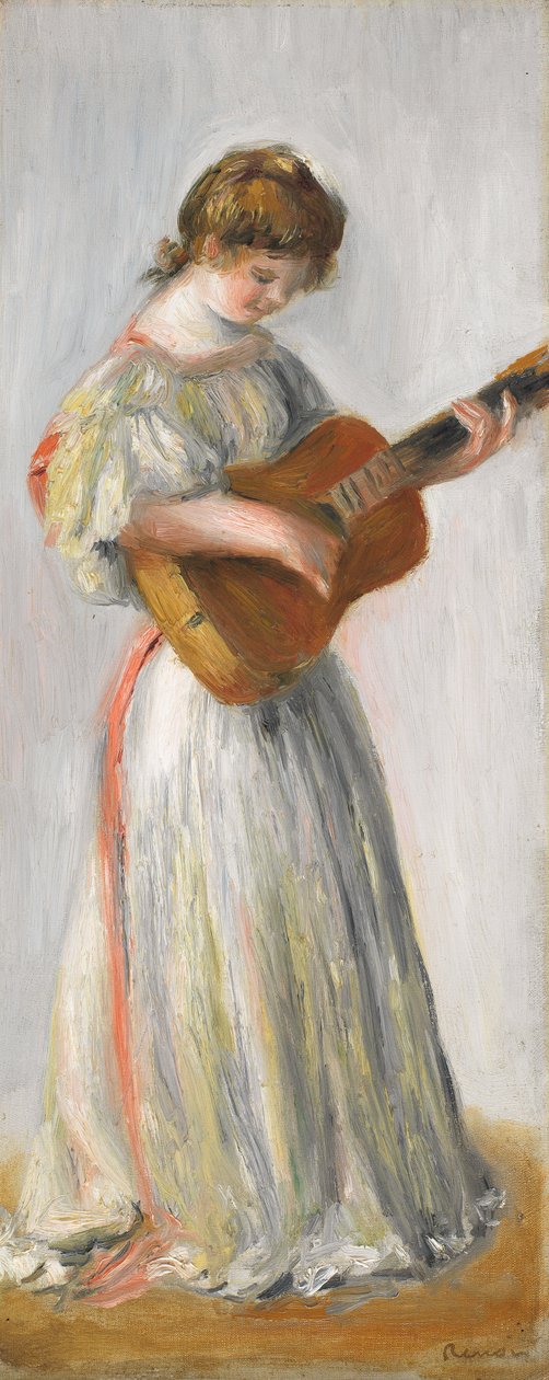 Hudba, 1895 od Pierre Auguste Renoir