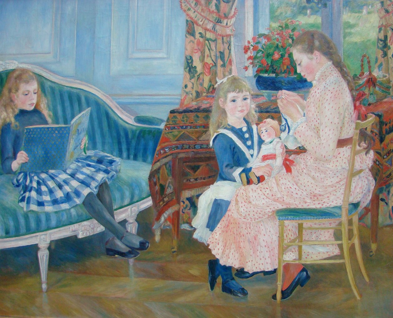 Dětské odpoledne ve Wargemontu od Pierre Auguste Renoir