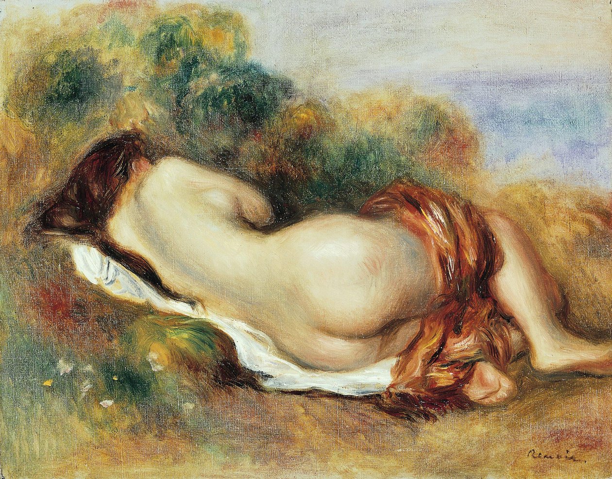 Ležící akt od Pierre Auguste Renoir