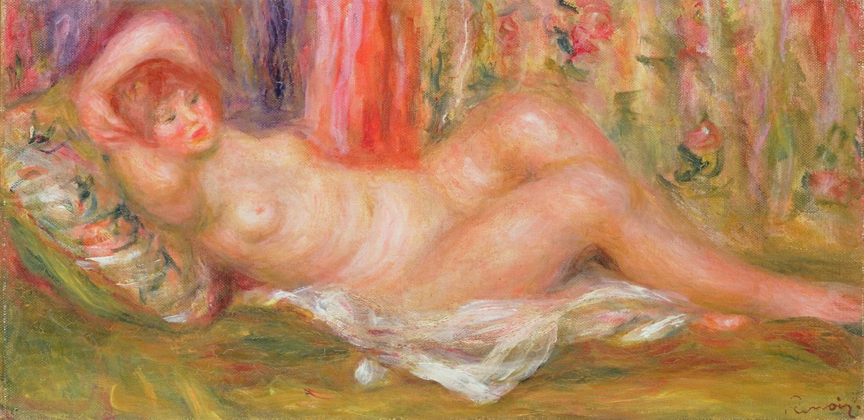 Akt na gauči, 1905-6 od Pierre Auguste Renoir