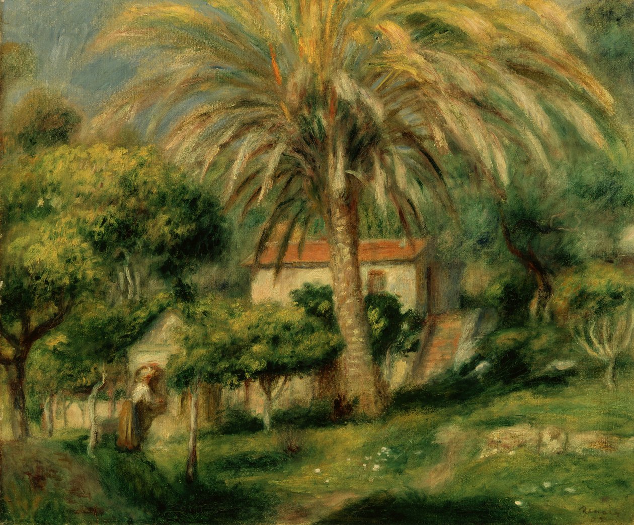 Palmy, 1902 od Pierre Auguste Renoir