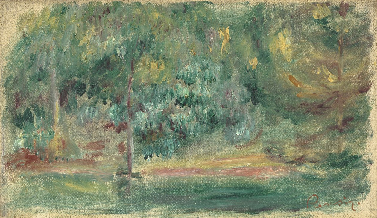 Krajina, kolem 1860-80 od Pierre Auguste Renoir