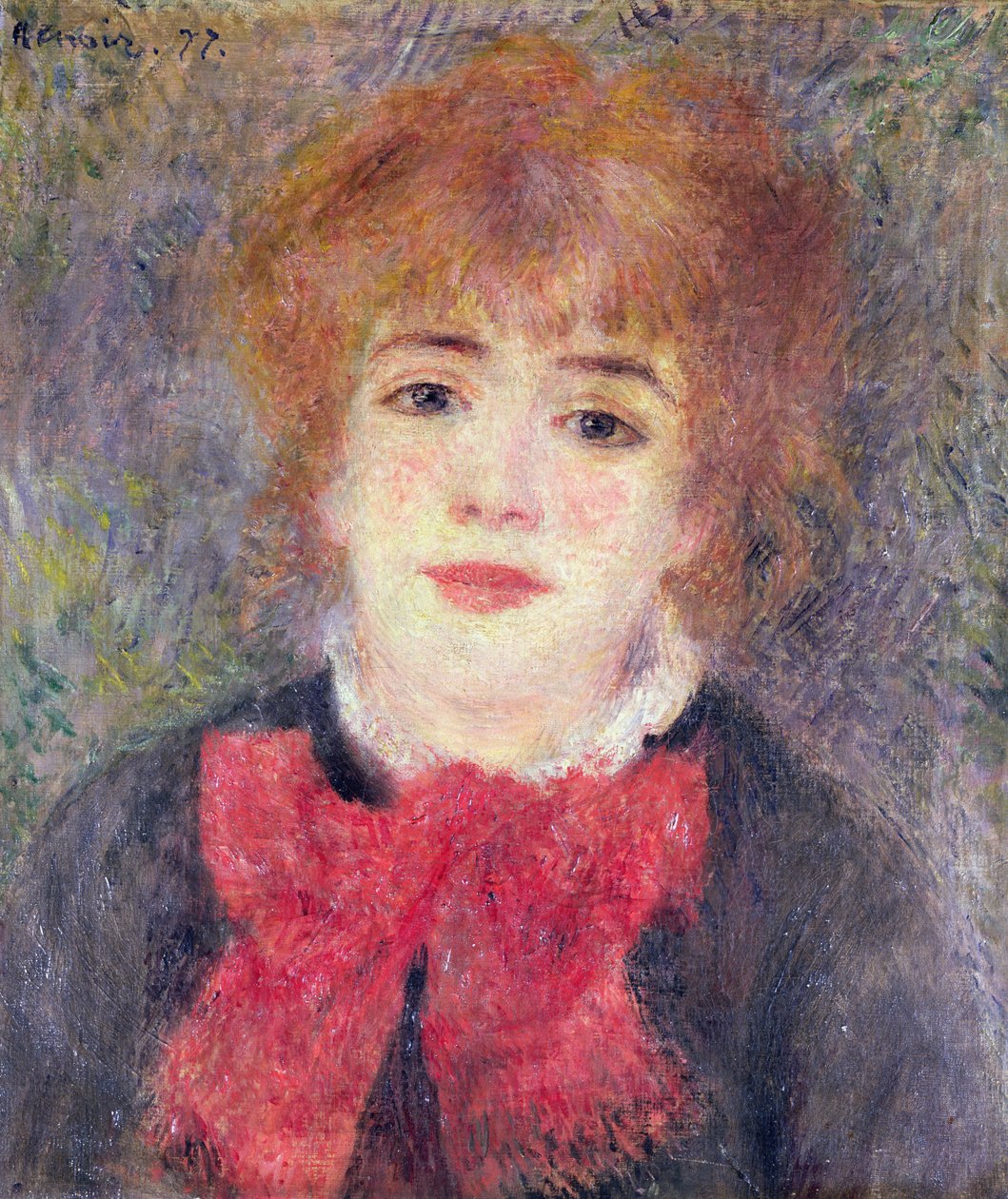 Portrét Jeanne Samary (1857-90), 1877 od Pierre Auguste Renoir