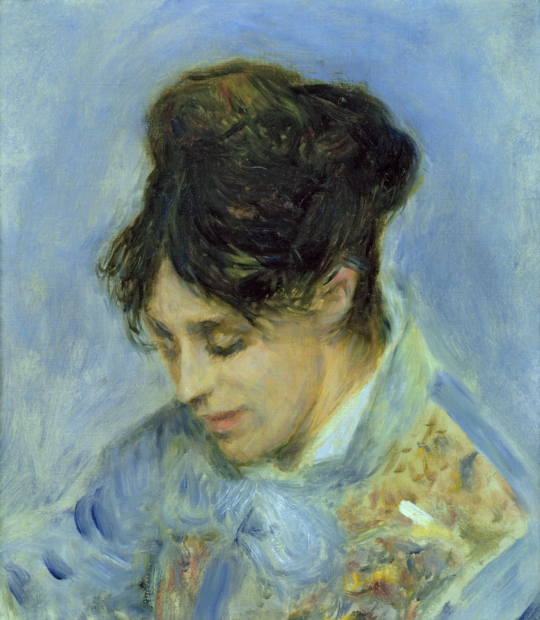 Portrét paní Claude Monetové, 1872 od Pierre Auguste Renoir