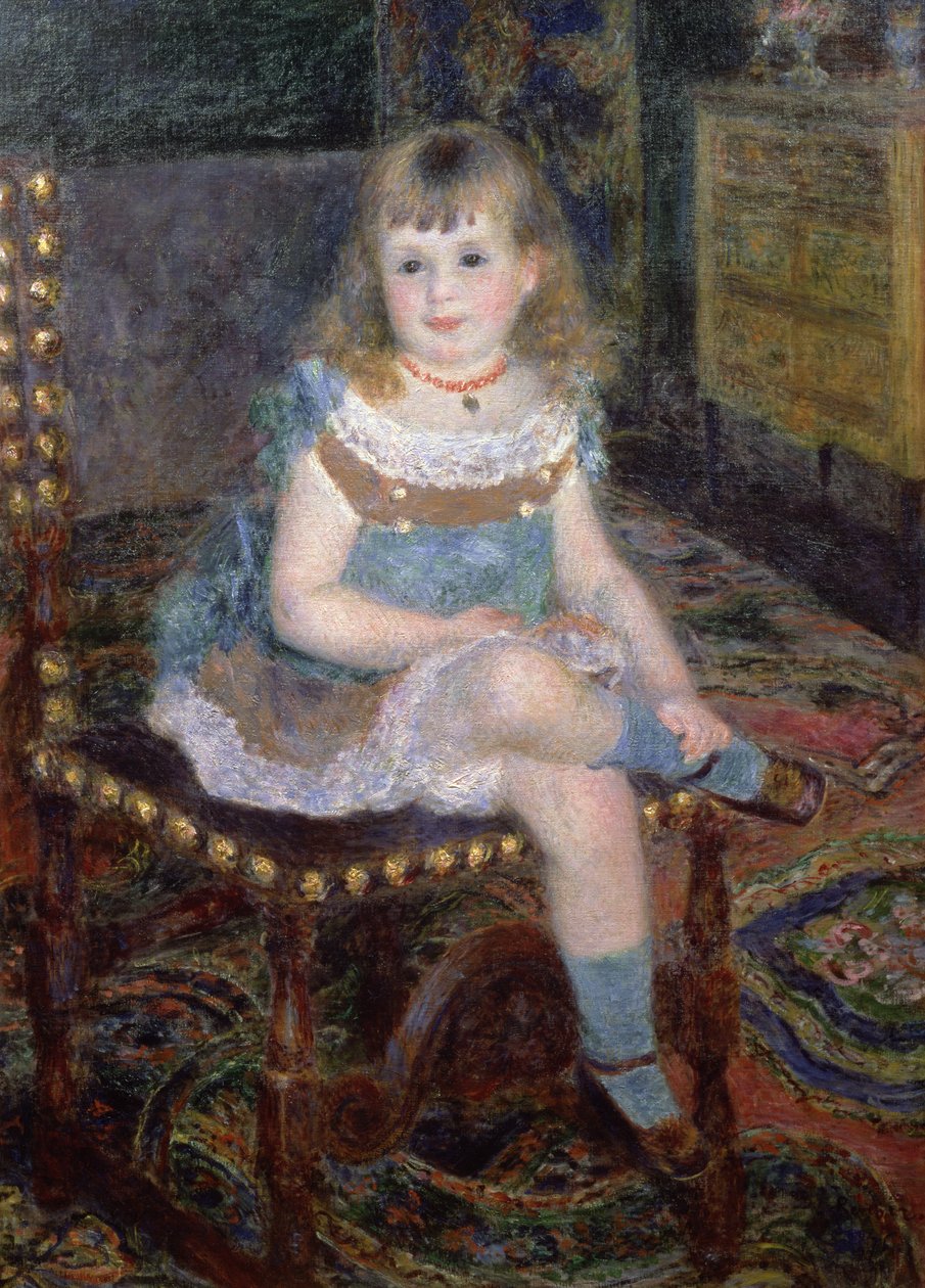 Portrét Mlle. Georgette Charpentier, 1876 od Pierre Auguste Renoir