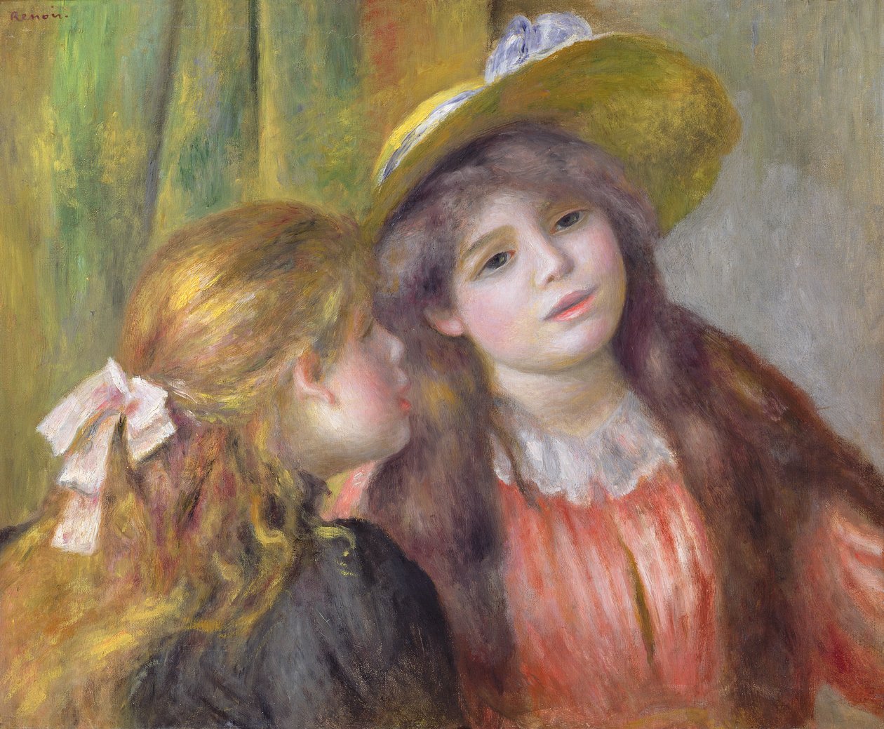 Portrét dvou dívek, c.1890-92 od Pierre Auguste Renoir