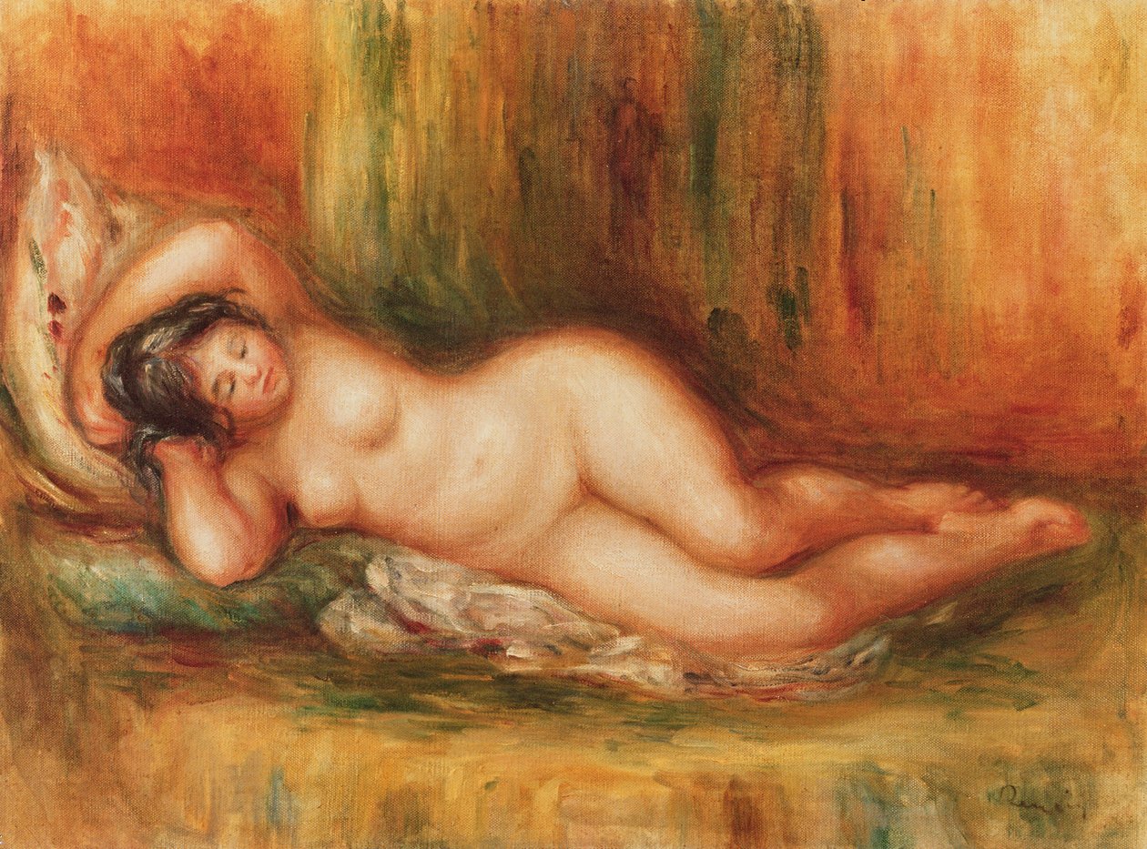 Ležící koupající se od Pierre Auguste Renoir