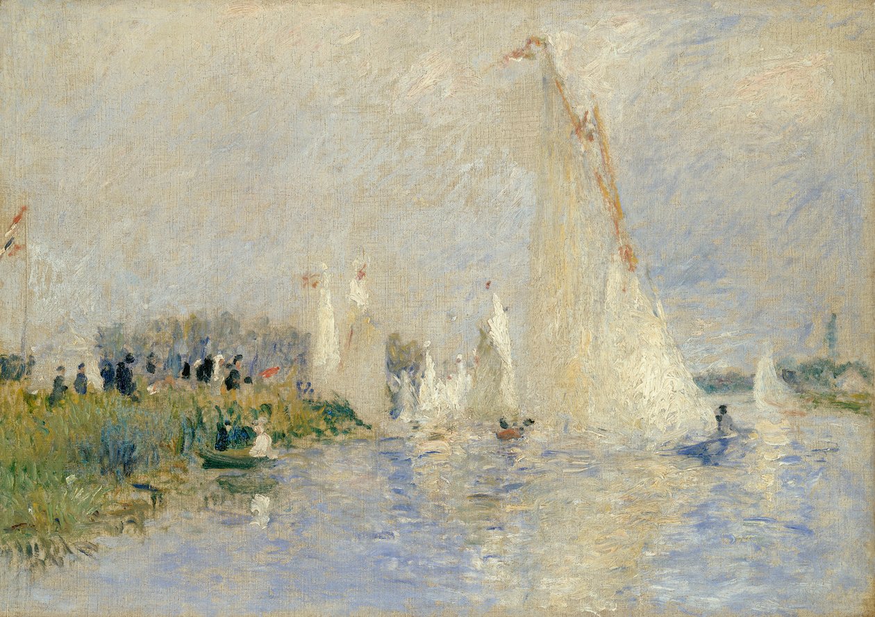 Regata v Argenteuil, 1874 od Pierre Auguste Renoir