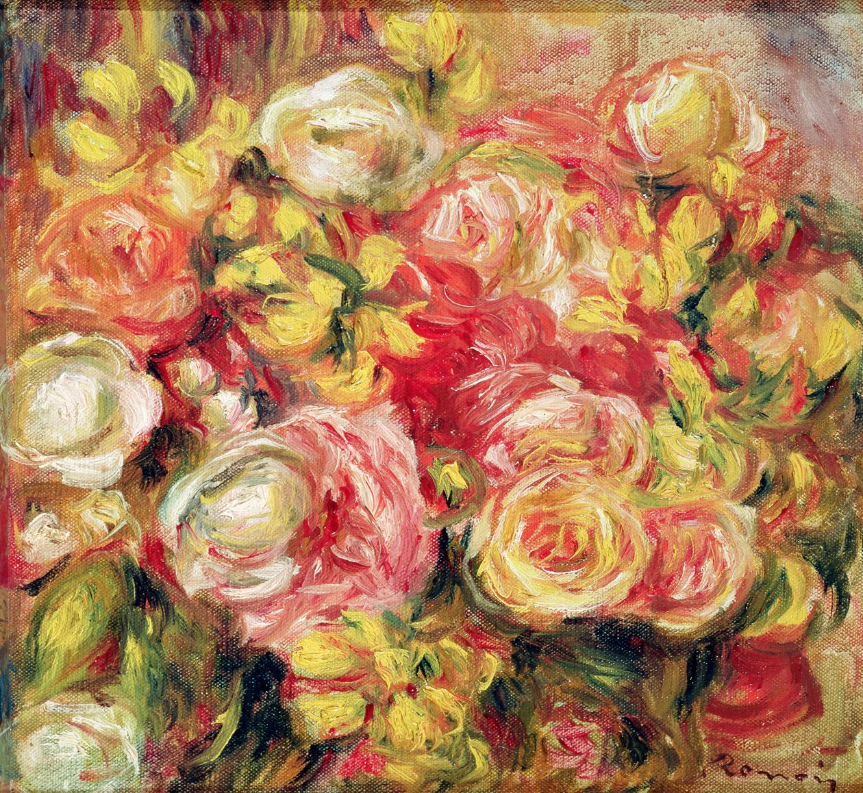 Růže, 1915 od Pierre Auguste Renoir