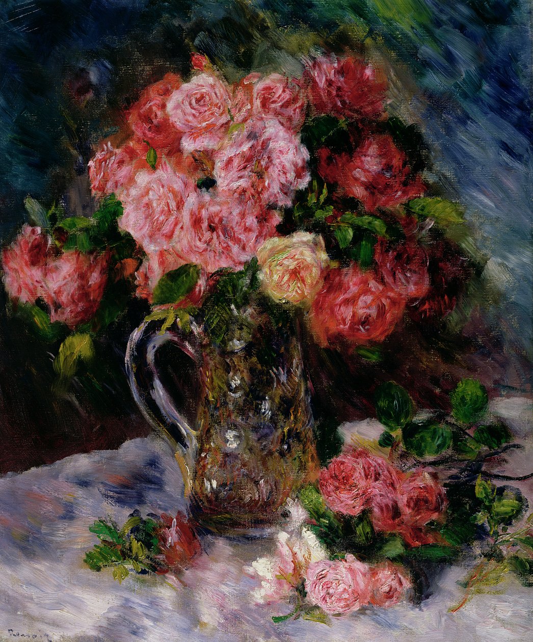 Růže, kolem roku 1879 od Pierre Auguste Renoir