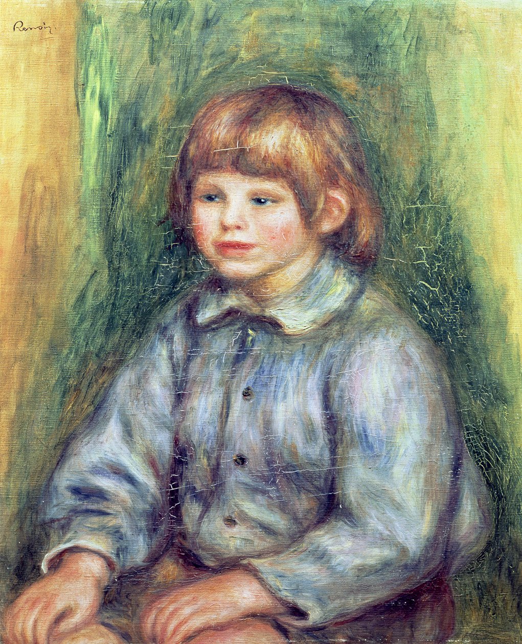 Sedící portrét Clauda Renoira (1901-81) 1905-08 od Pierre Auguste Renoir