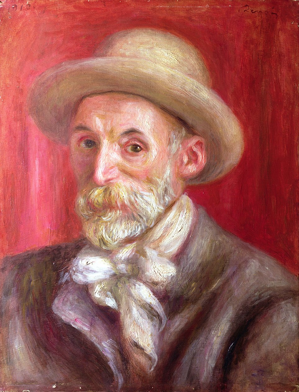 Autoportrét, 1910 od Pierre Auguste Renoir