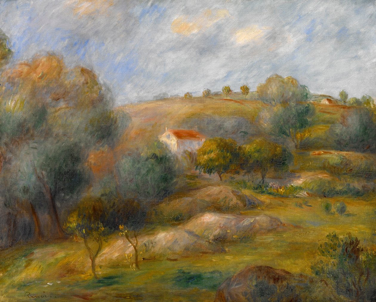 Jaro v Essoyes od Pierre Auguste Renoir