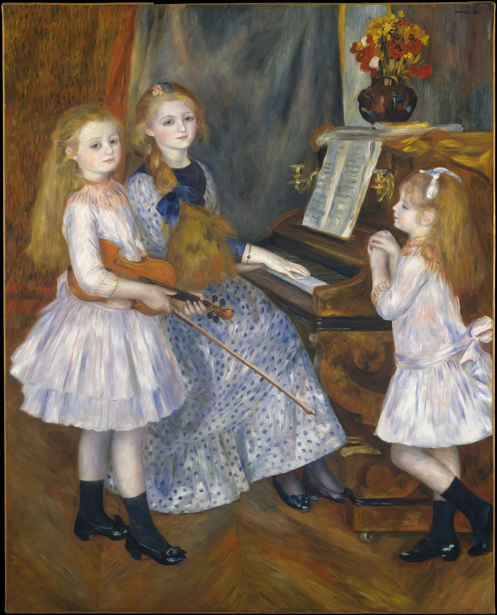 Dcery Catulle Mendès od Pierre Auguste Renoir