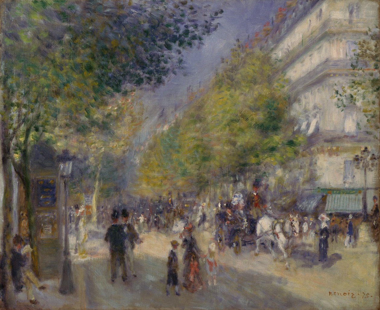 Velké bulváry od Pierre Auguste Renoir