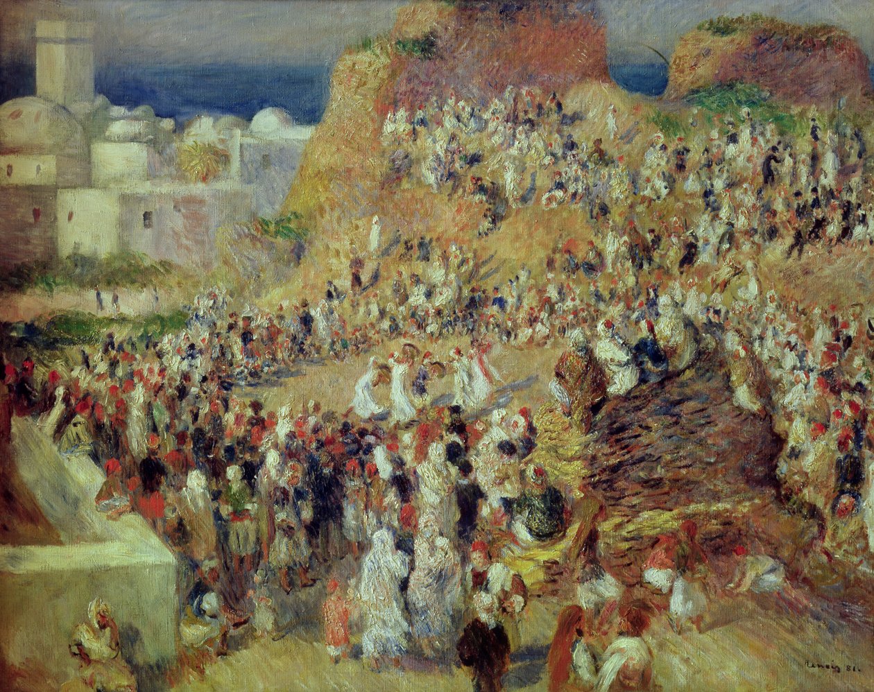 Mešita nebo Arabský festival, 1881 od Pierre Auguste Renoir