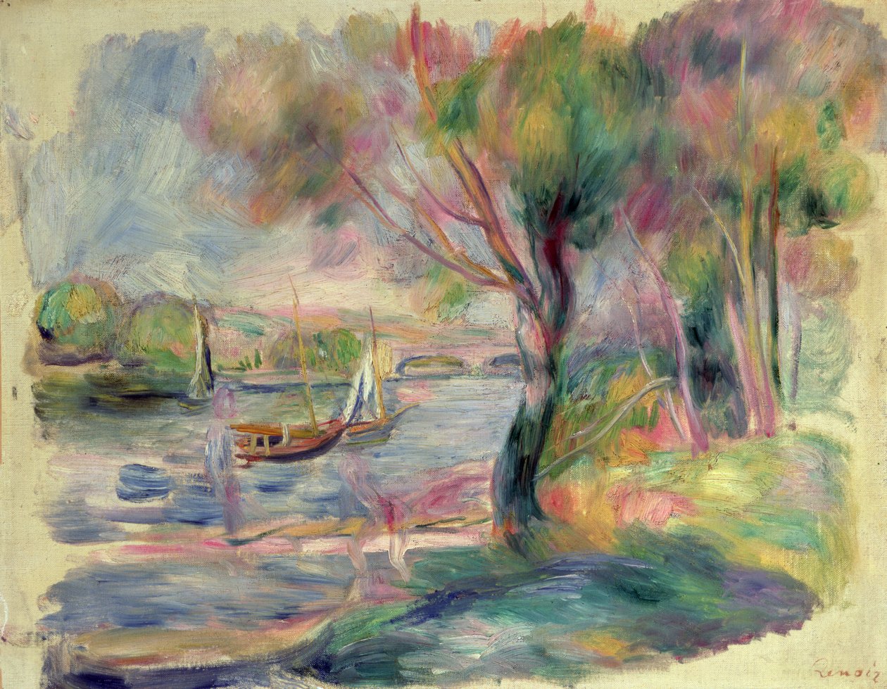Seina v Argenteuil, 1892 od Pierre Auguste Renoir
