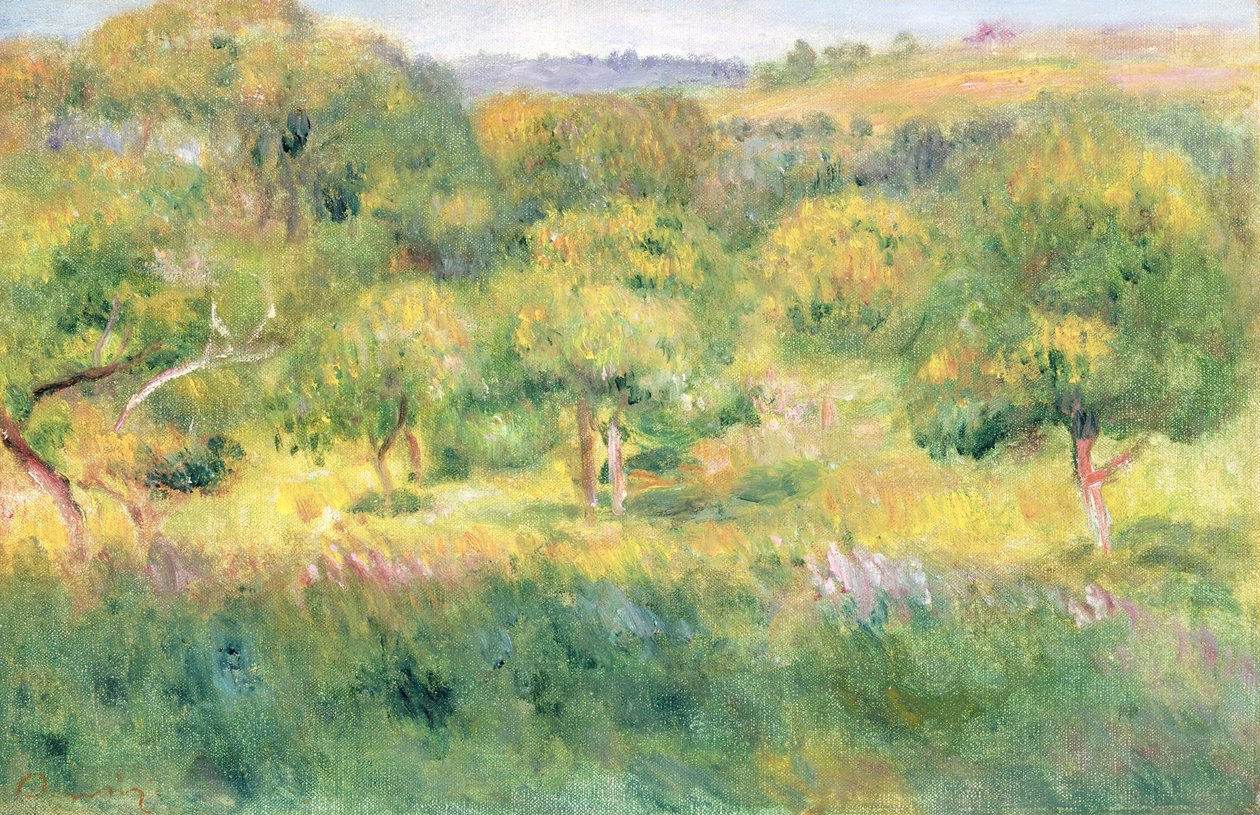 Okraj lesa v Bretani, 1893 od Pierre Auguste Renoir