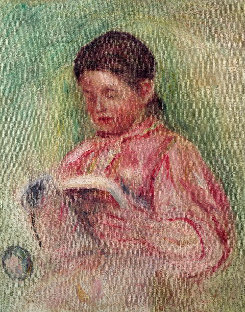 Žena čtení od Pierre Auguste Renoir