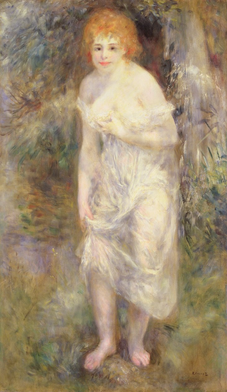 Žena na jaře, kolem roku 1874 od Pierre Auguste Renoir