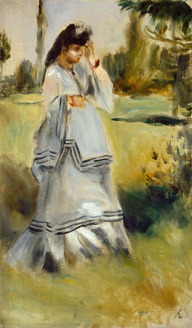 Žena v parku, 1866 od Pierre Auguste Renoir