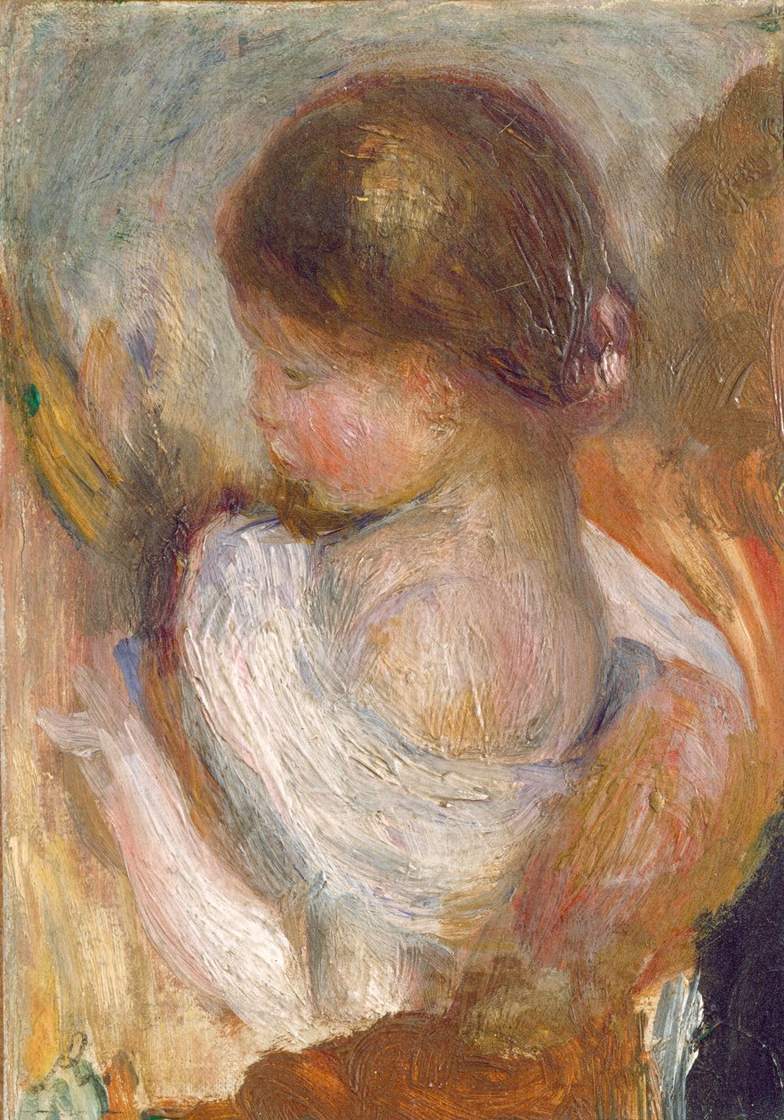 Young Girl Reading, kolem roku 1888 od Pierre Auguste Renoir
