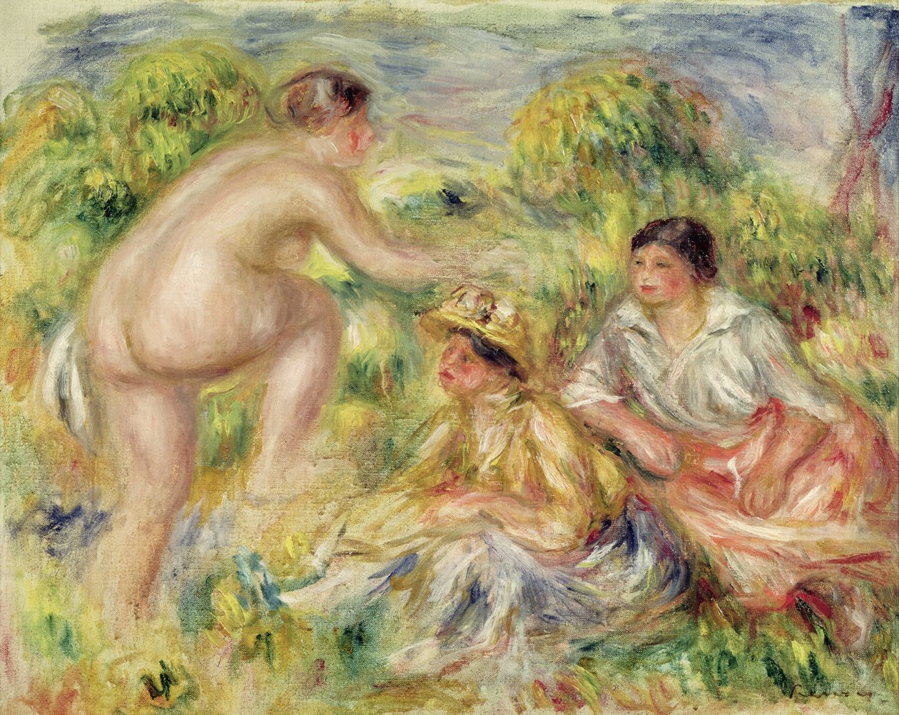 Mladé dívky na venkově, 1916 od Pierre Auguste Renoir