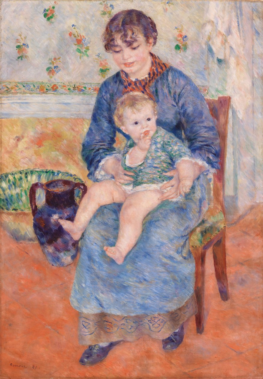 Mladá matka od Pierre Auguste Renoir