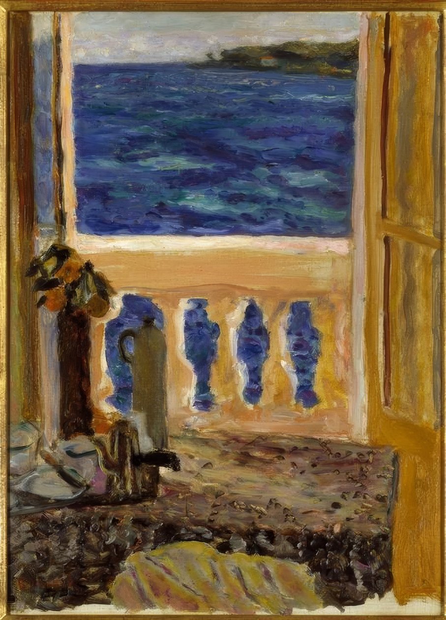 Okno otevřené k moři od Pierre Bonnard