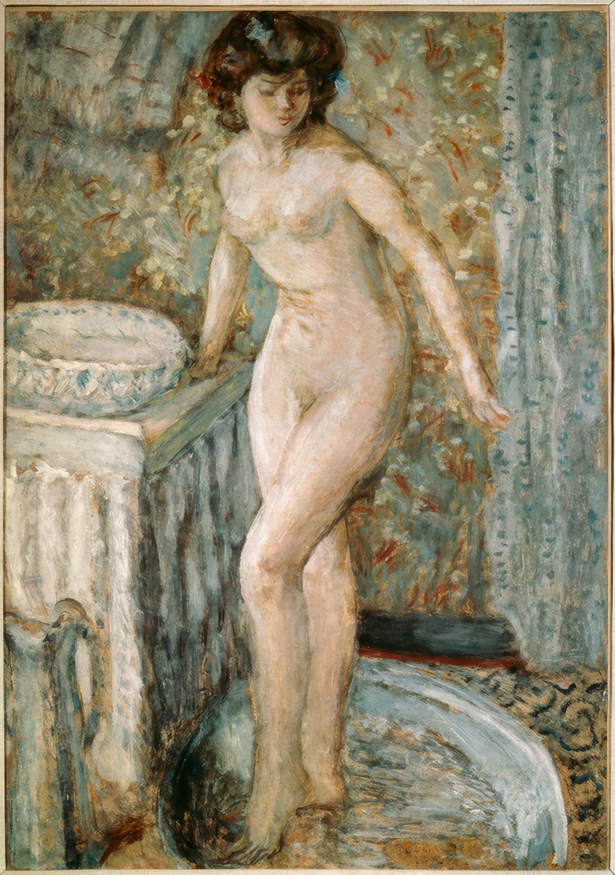 P.Bonnard, nahá na záchodě od Pierre Bonnard