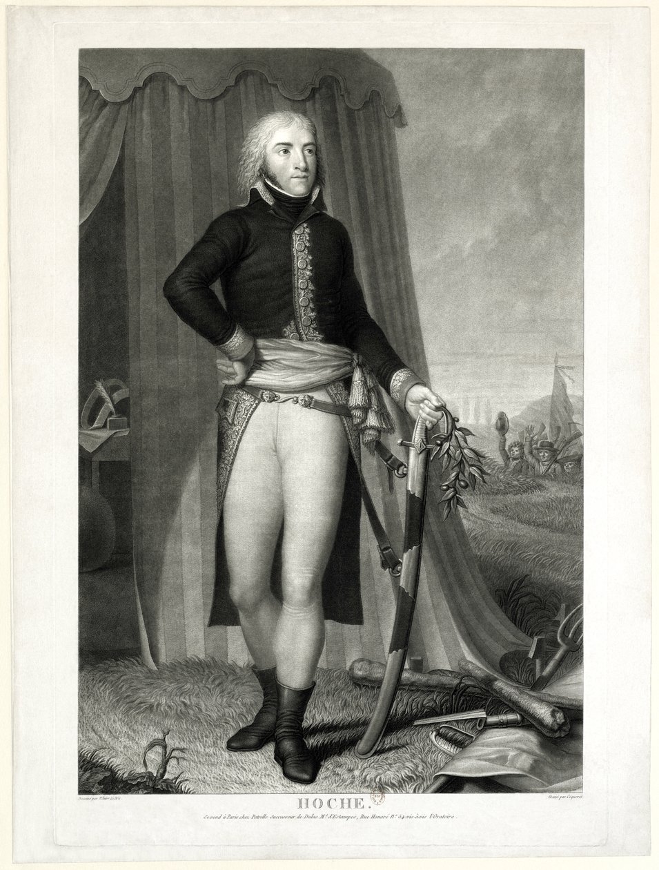 Lazare Hoche (1768 - 1797), francouzský generál od Pierre Charles Coqueret