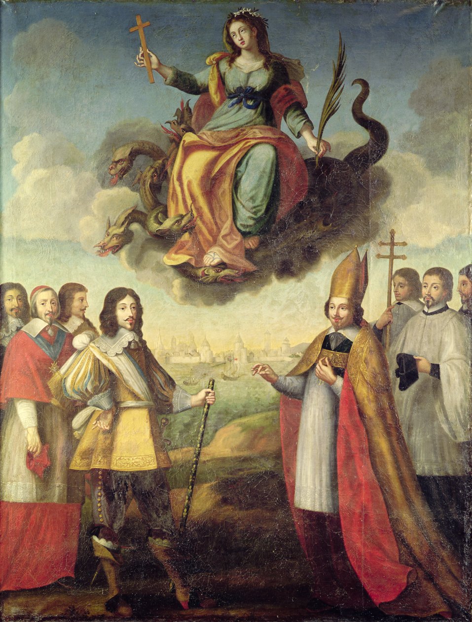 Vstup Ludvíka XIII. (1601-43), krále Francie a Navarry, do La Rochelle, 1. listopadu 1628 od Pierre Courtillon