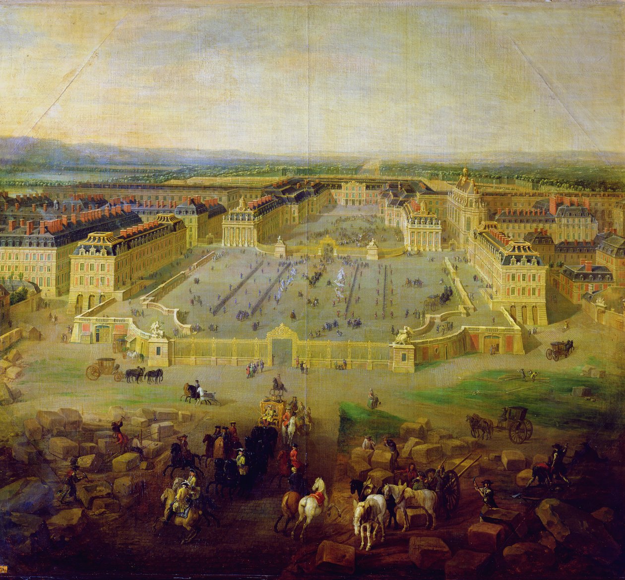 Zámek Versailles a Place d