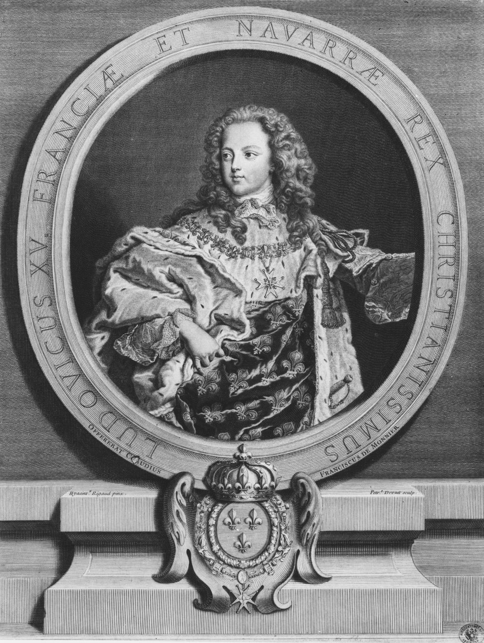 Ludvík XV jako dítě od Pierre Imbert Drevet