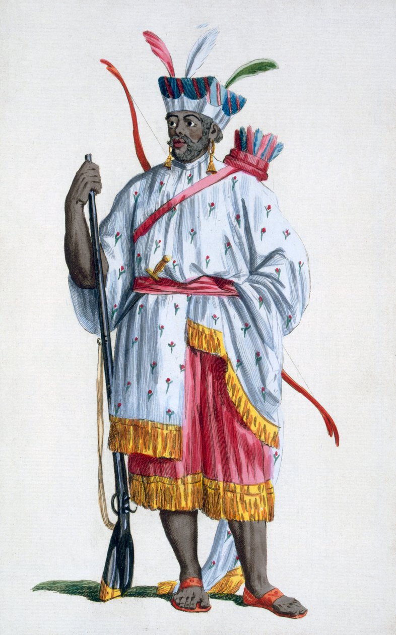 Nyai, vládce Bali, 1780 od Pierre Duflos