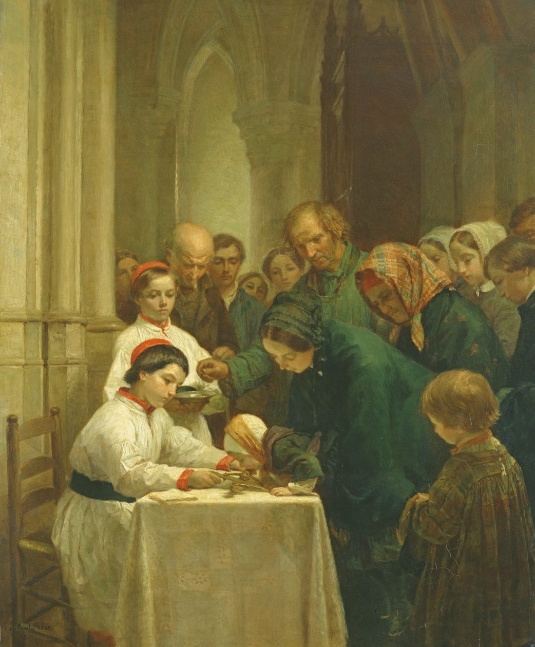 Velký pátek v kostele Notre-Dame od Pierre Edouard Frere