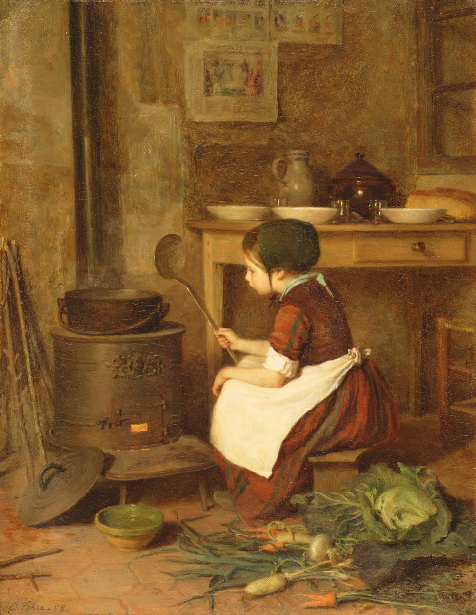 Malý kuchař, 1858 od Pierre Edouard Frere