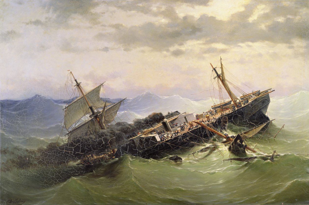Přímořská krajina od Pierre Emile Berthelemy