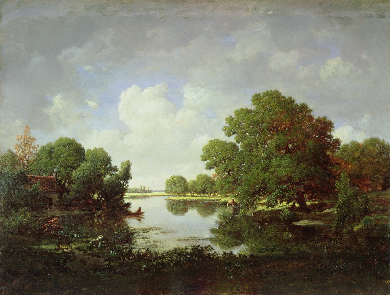 Časné letní odpoledne, 1857 od Pierre Etienne Theodore Rousseau