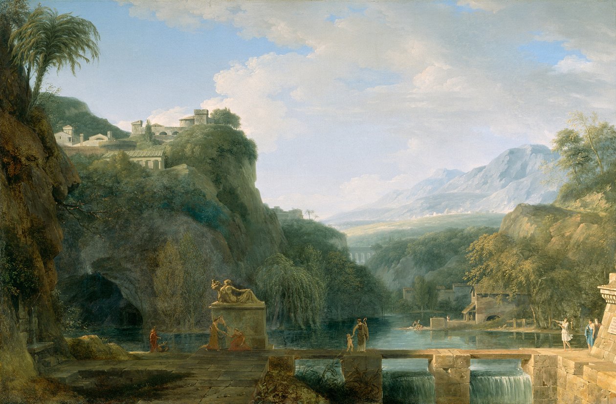 Krajina starověkého Řecka, 1786 od Pierre Henri de Valenciennes