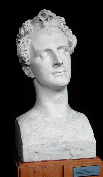 Busta Alphonse de Lamartine (1792-1869) 1829 (sádra) od Pierre Jean David dAngers