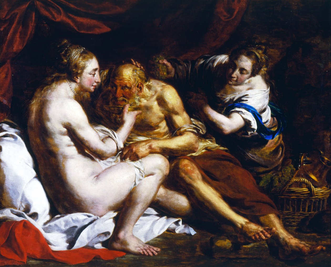 Lot a jeho dcery, 1770 od Pierre Joseph Verhaghen